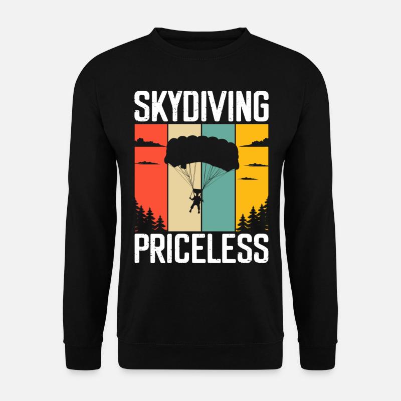 Skydiving - Unisex Pullover - Schwarz