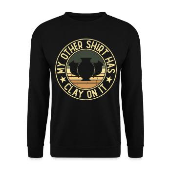 Pottery Pottery Pottery - Unisex Sweatshirt - black - Front - Alina (178cm) & Michal (187cm)