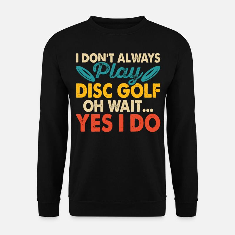 Discgolf Disc Golf - Unisex Pullover - Schwarz