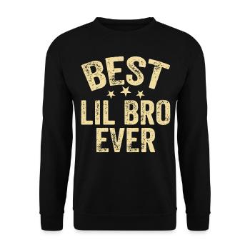 Meilleur petit frère - Sweat-shirt Unisexe - noir - Devant - Alina (178cm) & Michal (187cm)
