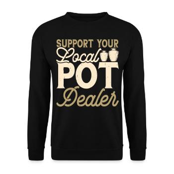 Pottery Pottery Pottery - Unisex Sweatshirt - black - Front - Alina (178cm) & Michal (187cm)