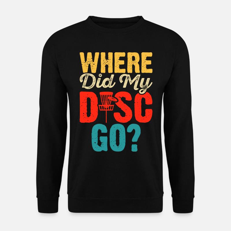 Discgolf Disc Golf - Unisex Pullover - Schwarz