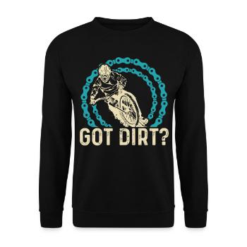 Motocross - Sweat-shirt Unisexe - noir - Devant - Alina (178cm) & Michal (187cm)