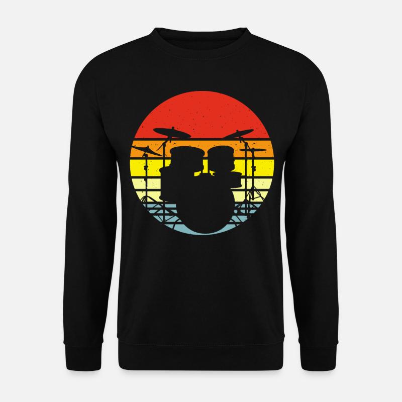 Schlagzeug Schlagzeuger Drummer - Unisex Pullover - Schwarz