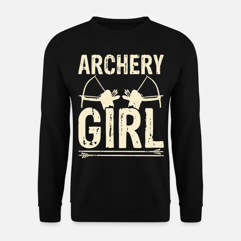 Bogenschießen Bogenschütze - Unisex Pullover - Schwarz
