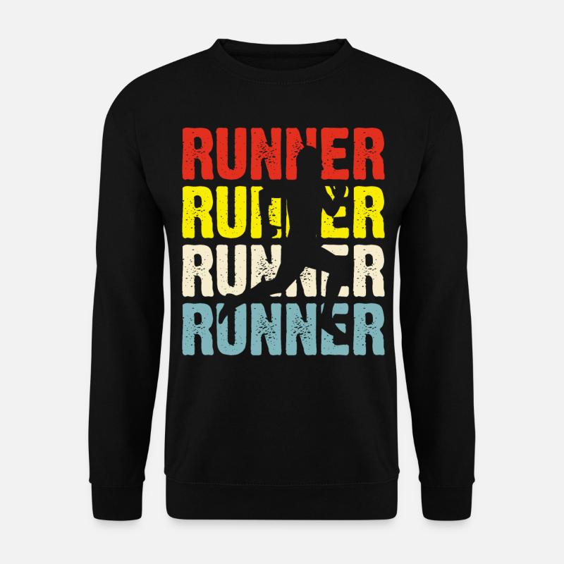 Jogging, Running, Marathon - Unisex Sweatshirt - black