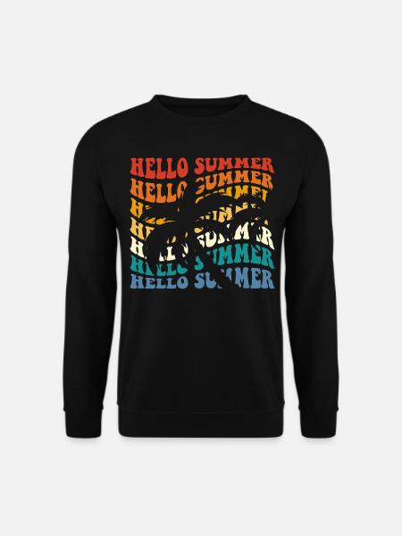 Hello Summer - Unisex Sweatshirt - black