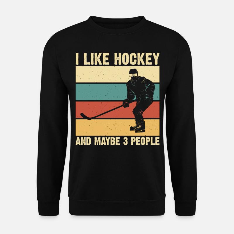 Hockey - Unisex Sweatshirt - black