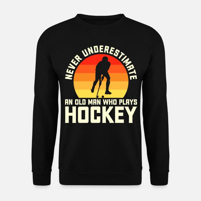 Hockey - Unisex Pullover - Schwarz