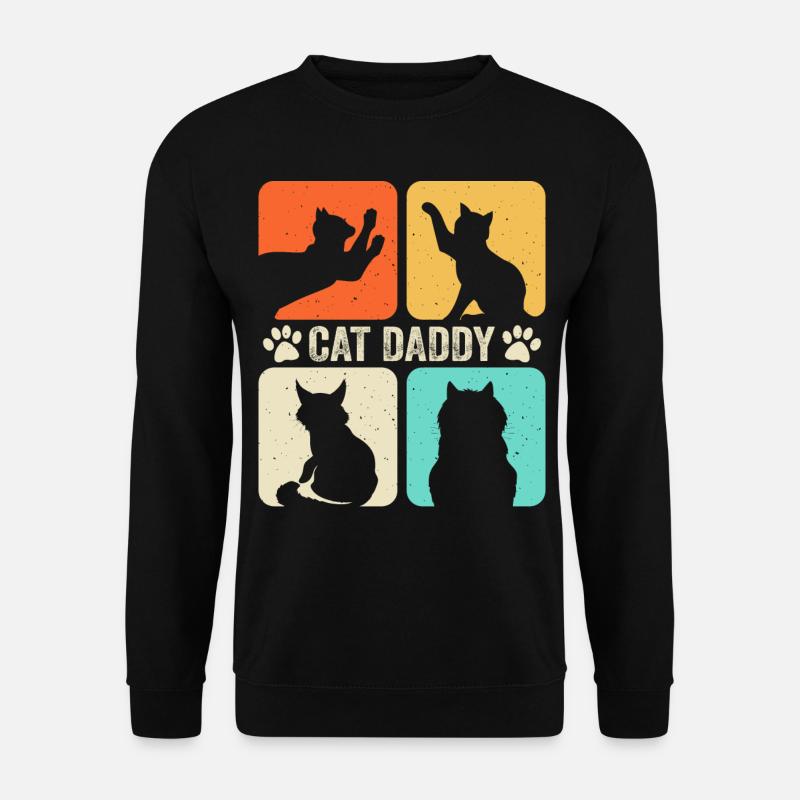 Cats Daddy - Unisex Sweatshirt - black
