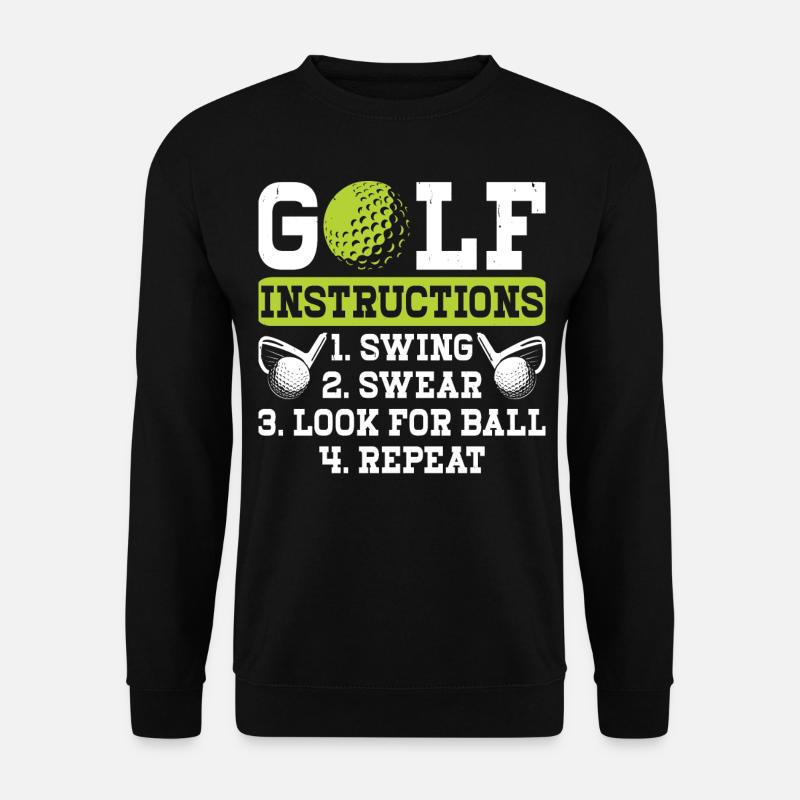 Golf Golfeur - Sweat-shirt Unisexe - noir