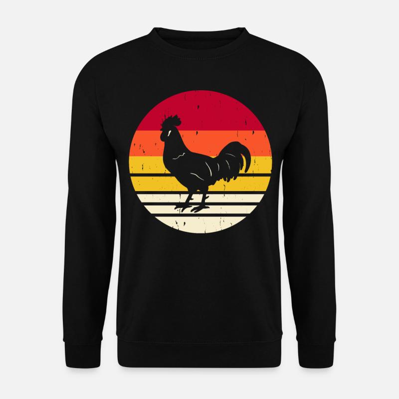 Huhn - Unisex Pullover - Schwarz