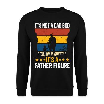 Daddy Dad - Unisex Sweatshirt - black - Front - Alina (178cm) & Michal (187cm)