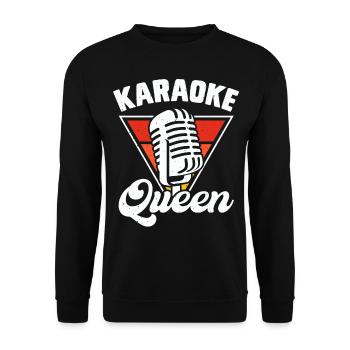 Karaoké - Sweat-shirt Unisexe - noir - Devant - Alina (178cm) & Michal (187cm)