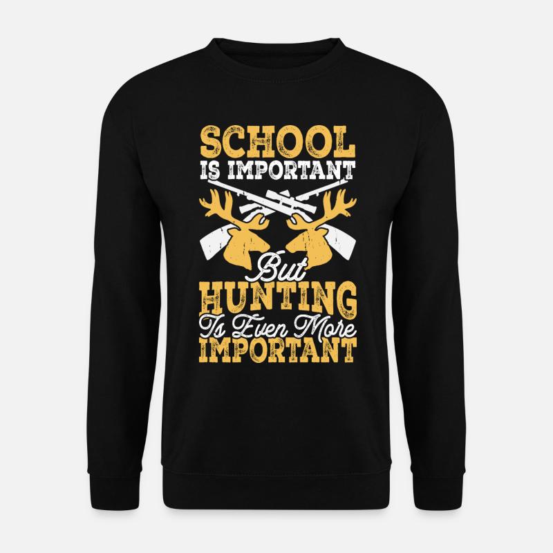 Jäger Jagen - Unisex Pullover - Schwarz