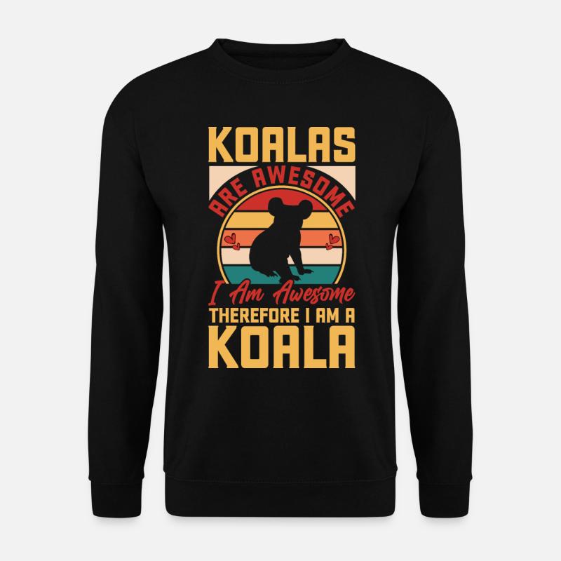 Koala - Unisex Sweatshirt - black