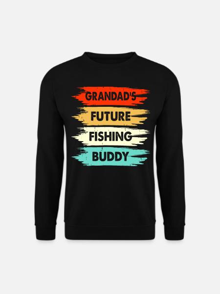 Grandads Future Fishing Buddy - Unisex Sweatshirt - black