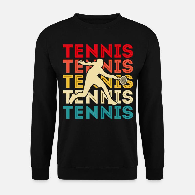 Tennis - Sweat-shirt Unisexe - noir