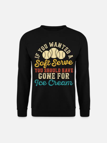 Tennis - Unisex Sweatshirt - black