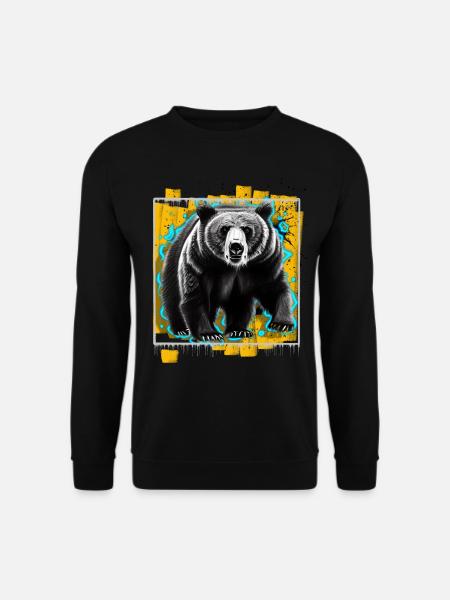 Bear - Unisex Sweatshirt - black