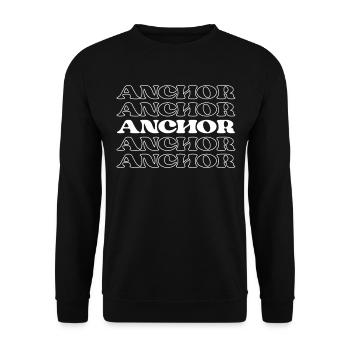 Ancre marin yachting plaisancier appréciation citations - Sweat-shirt Unisexe - noir - Devant - Alina (178cm) & Michal (187cm)