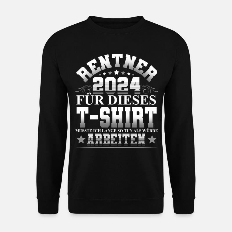 Rentner 2024 - Unisex Pullover - Schwarz