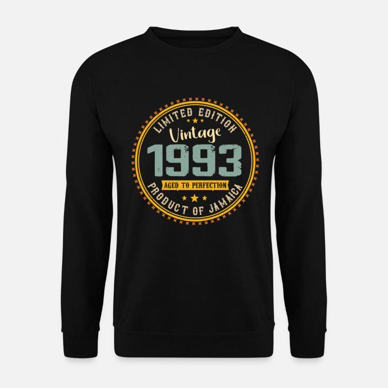 Jahrgang 1993 Geburtstagsgeschenk 1993 - Unisex Pullover - Schwarz