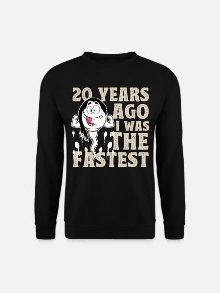 20. Geburtstag Lustige Geschenkidee - Unisex Pullover - Schwarz