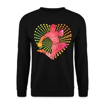 Muay Thaï - Sweat-shirt Unisexe - noir - Devant - Alina (178cm) & Michal (187cm)