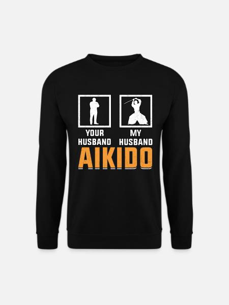 Aikido Ehemann - Unisex Pullover - Schwarz