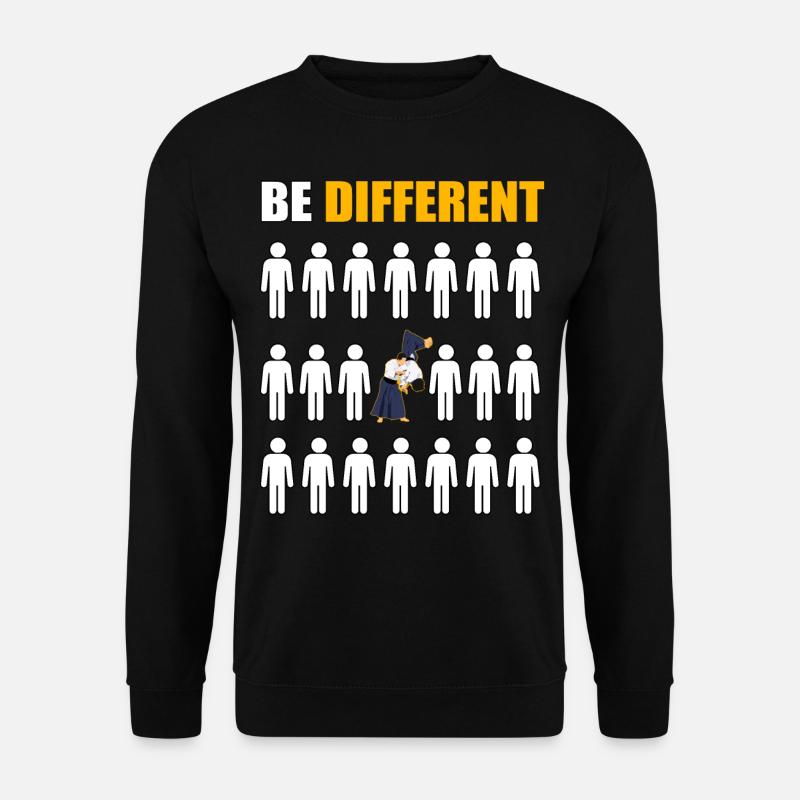 Be Different Aikido - Sweat-shirt Unisexe - noir