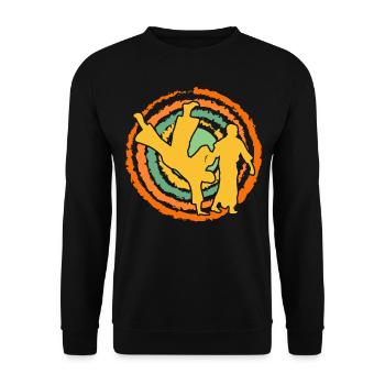 Aikido - Unisex Pullover - Schwarz - Vorne - Alina (178cm) & Michal (187cm)