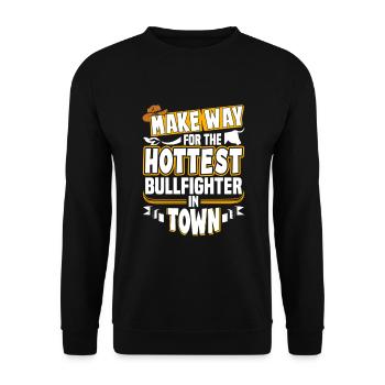 Rodeo - Unisex Pullover - Schwarz - Vorne - Alina (178cm) & Michal (187cm)