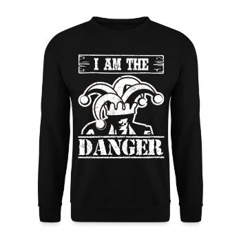 Cowboy - Unisex Pullover - Schwarz - Vorne - Alina (178cm) & Michal (187cm)
