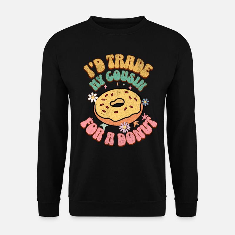 Doughnut - Unisex Sweatshirt - black