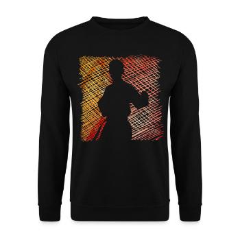 Wing Chun - Sweat-shirt Unisexe - noir - Devant - Alina (178cm) & Michal (187cm)