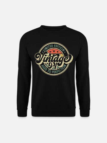 Vintage `94 - Aged To Perfection - Unisex Pullover - Schwarz