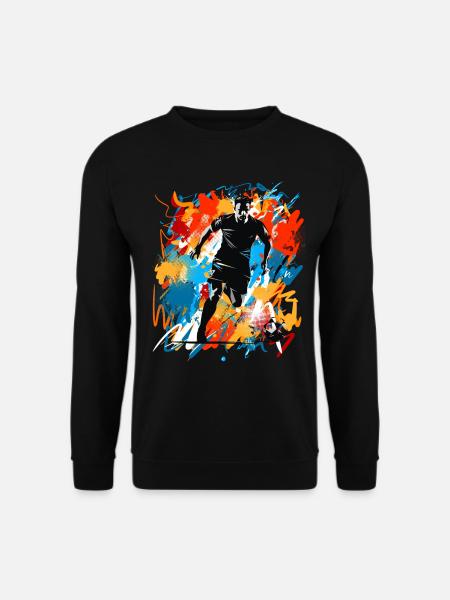 Fußball Fußballer - Unisex Pullover - Schwarz