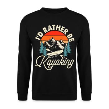 Kayak - Sweat-shirt Unisexe - noir - Devant - Alina (178cm) & Michal (187cm)