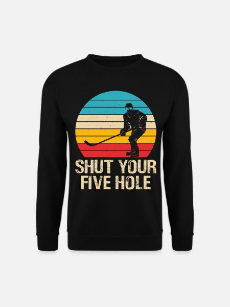 Eishockey - Unisex Pullover - Schwarz
