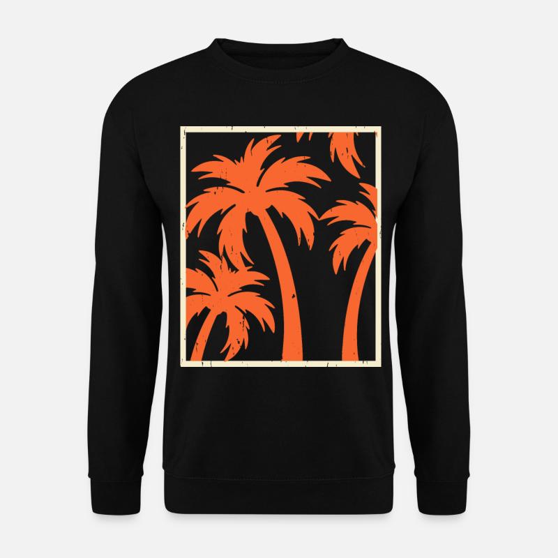 Palm trees - Unisex Sweatshirt - black