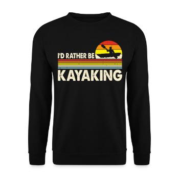 Kajak - Unisex Pullover - Schwarz - Vorne - Alina (178cm) & Michal (187cm)