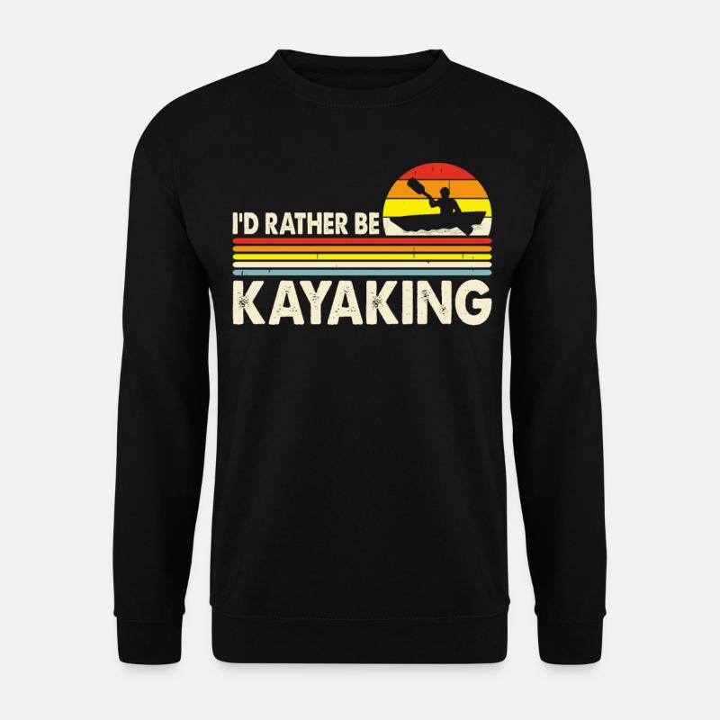 Kajak - Unisex Pullover - Schwarz
