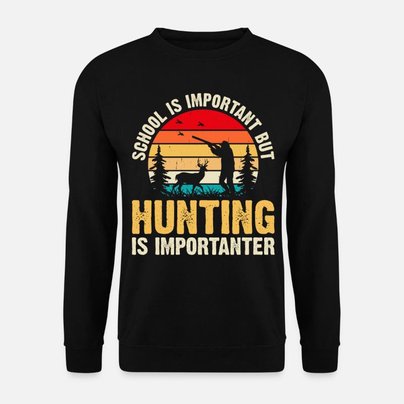 Jäger Jagen - Unisex Pullover - Schwarz