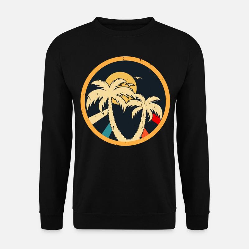 Palm trees - Unisex Sweatshirt - black