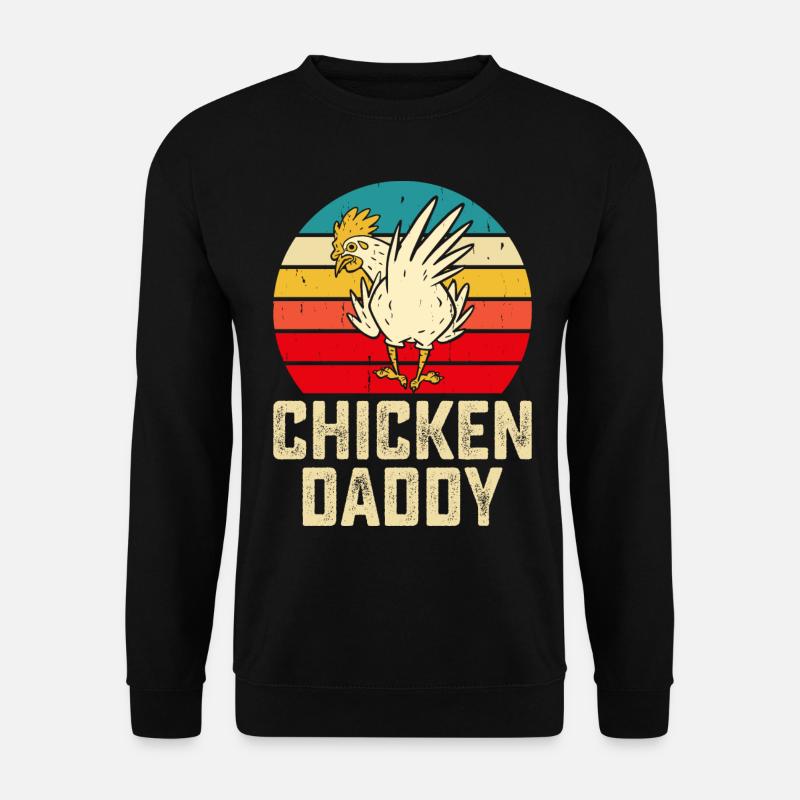Chicken Daddy - Unisex Pullover - Schwarz