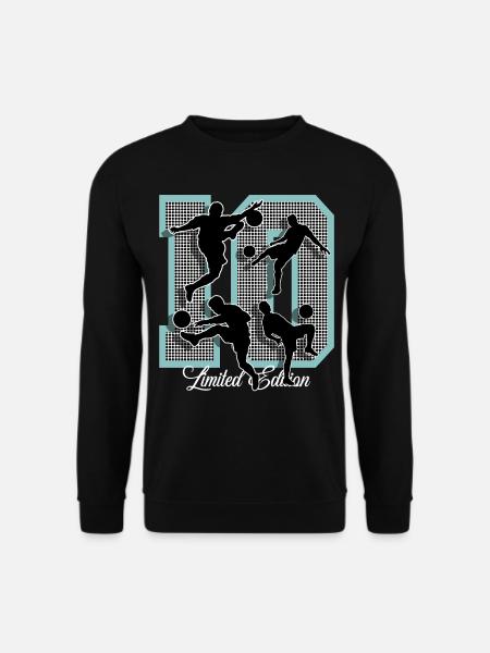 10. Geburtstag Fußball - Unisex Pullover - Schwarz