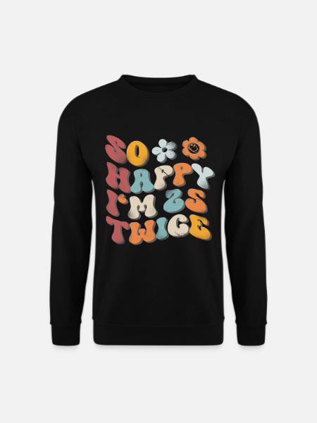50. Geburtstag Lustiger Spruch - Unisex Pullover - Schwarz