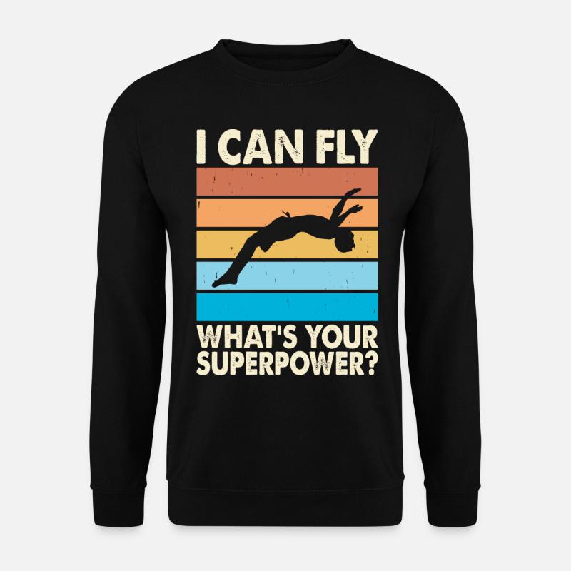 Swim - Unisex Sweatshirt - black