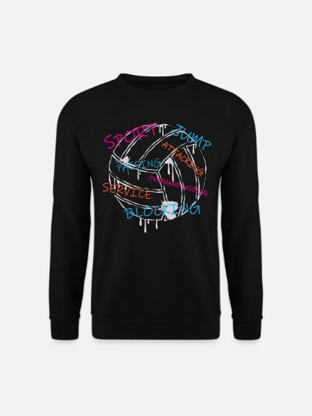 Volleyball - Unisex Pullover - Schwarz